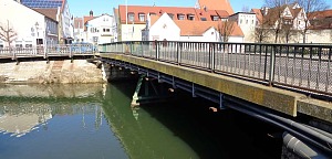 Das Staatliche Bauamt baut die Brücke über die Abens neu. (Foto: Franziska Weigand/Staatliches Bauamt Landshut)