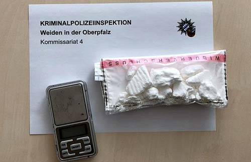 Das sichergestellte Kokain (Foto: Kriminalpolizeiinspektion Weiden)