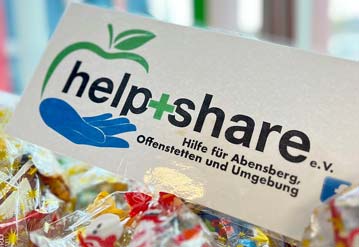 Logo help + share e. V. (Foto: Sabine Graf-BRK Kreisverband Kelheim)