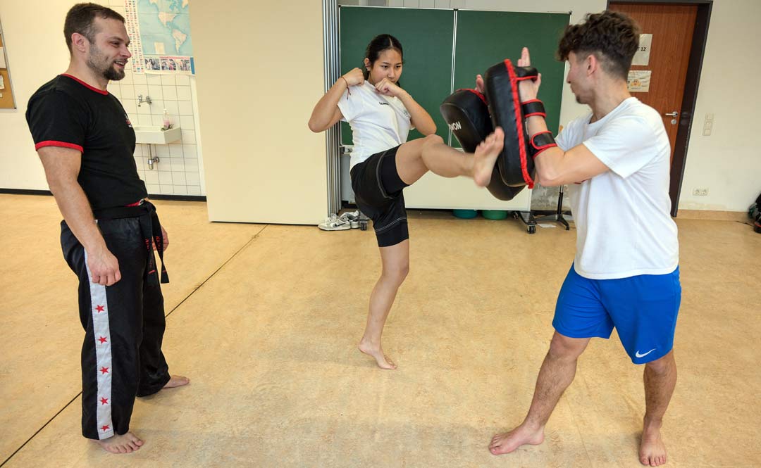 Workshop „Kickboxen“ (Foto: Georg Kluge)