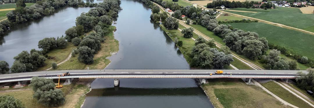 B299 Donaubrücke Neustadt a. d. Donau (Foto: Weigand/Staatliches Bauamt Landshut)