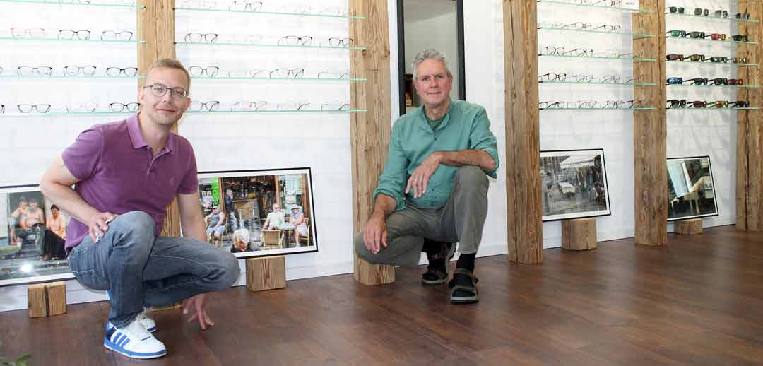 Günther Ciupka und Martin Hlawa freuen sich auf die Ausstellung (Foto: Kandziora)