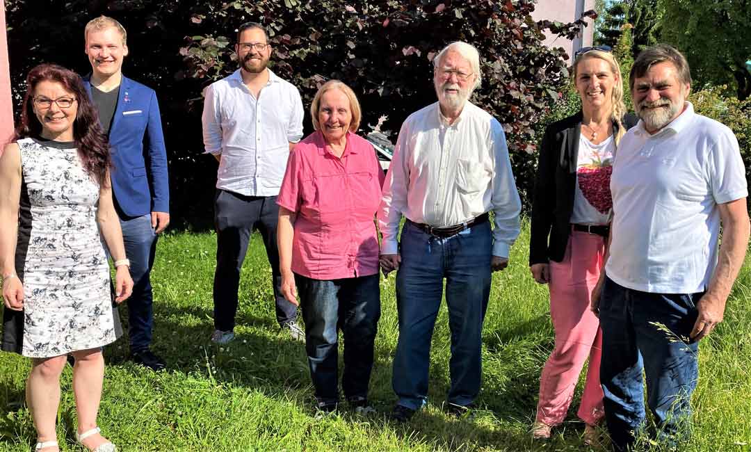 Fraktion und Vorstand der SPD-Landshut gratulieren Ute und Horst Kubatschka zum 80. Geburtstag (Foto: SPD-Landshut)