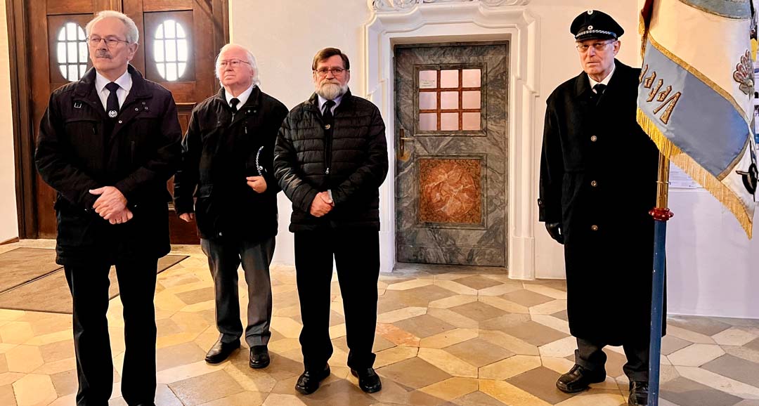 v.l.: Steven Keller, Dr. Max Fendl, Gerd Steinberger sowie Hans Sighart (Foto: SPD-Landshut)