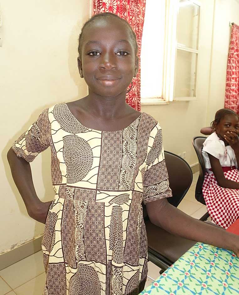 Auch Samira in Burkina Faso - Foto wurde im Juli 2019 gemacht - wird von der Spende profitieren (Foto: Felicitas Kirchmann)